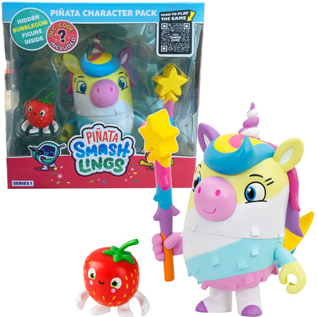 Zestaw Pinata SmashLings Pinata Jednorożec Luna + 2 figurki