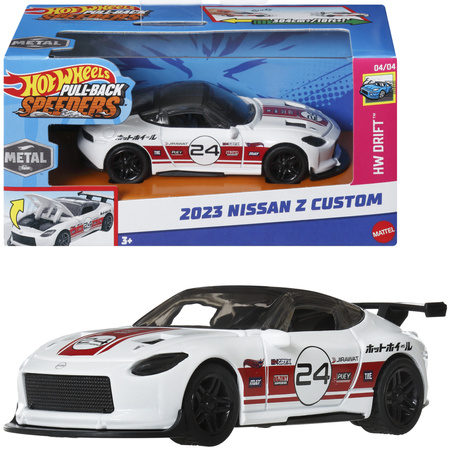 Hot Wheels Pull-Back Speeders auto 2023 Nissan Z custom
