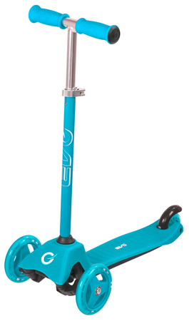 Evo Regulowana Trójkołowa Hulajnoga dla Dzieci 2w1 Jeździk Cruiser z Siedziskiem Jasnoniebieski