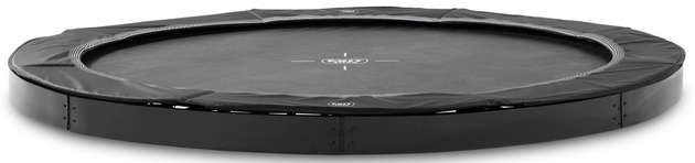 Trampolina ogrodowa ziemna sportowa EXIT InTerra 305 cm czarna