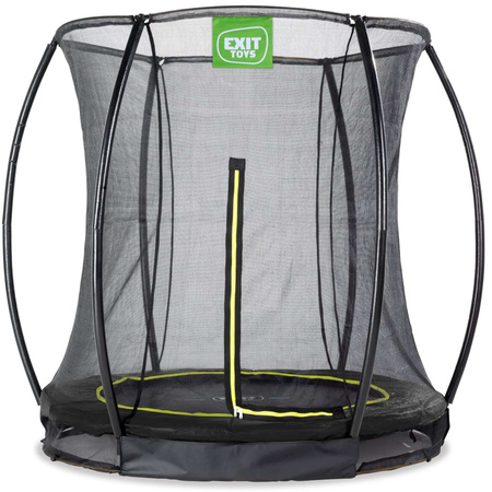 Trampolina ogrodowa z siatką zabezpieczającą Sillhouette 183 cm czarna 