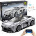 OUTLET Klocki konstrukcyjne CaDA Samochód zdalnie sterowany wytrzymały Pojazd Auto 20 cm szary Lotus Evija RC Dual Mode 308 elementów USZKODZONE OPAKOWANIE
