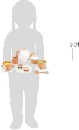 OUTLET Small Foot Drewniany Zestaw Herbaciany 15 elementów WYBRAKOWANY