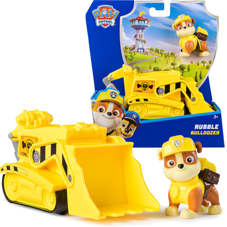 Psi Patrol Rubble Buldożer Spychacz Pojazd + Figurka