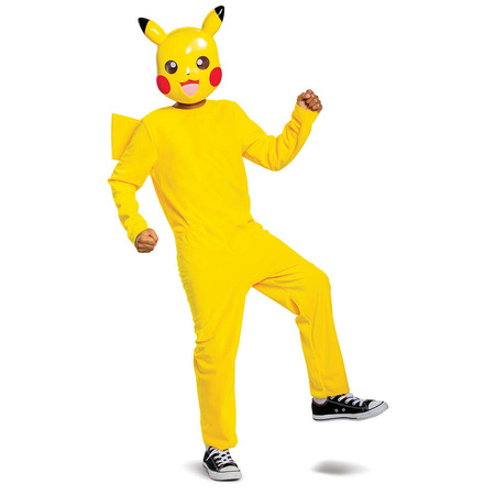 Strój karnawałowy Pokemon Pikachu kostium żółte przebranie Kigurumi 150-163 cm (14-16 lat)