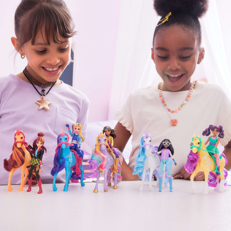 Unicorn Academy Akademia Jednorożców Zestaw Figurki Ava & Leaf dziewczyna i jednorożec + akcesoria