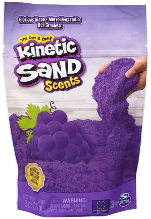 Piasek Kinetyczny Fioletowy Pachnący Zapachowy Winogrono Kinetic Sand 228 G
