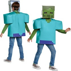 Minecraft strój karnawałowy dla chłopca Zombie kostium przebranie 134-146 cm (10-12 lat)