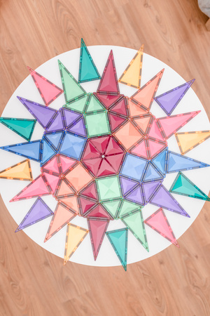 CONNETIX Pastel Mega Pack Kreatywne klocki magnetyczne 202 elementy