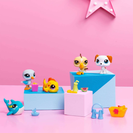 Zestaw Littlest Pet Shop Beach Besties figurki + akcesoria