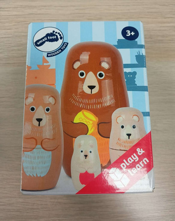 Small Foot 10621 Matrioszki Rodzina misiów WADLIWY