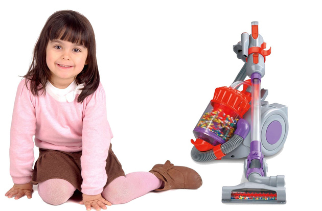 Odkurzacz Dyson dla dzieci Interaktywny z funkcją ssania dżwięk zabawkowy Casdon Little Helper