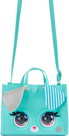 Purse Pets Mała niebieska interaktywna Torebka Szczeniaczak z ruchomymi oczkami + Dźwięk