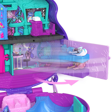 Polly Pocket Zestaw Kompaktowy Monster High figurki i akcesoria