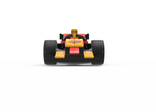 Klocki konstrukcyjne CaDA wyścigówka Samochód wyścigowy Formuła Klockon 123 elementy