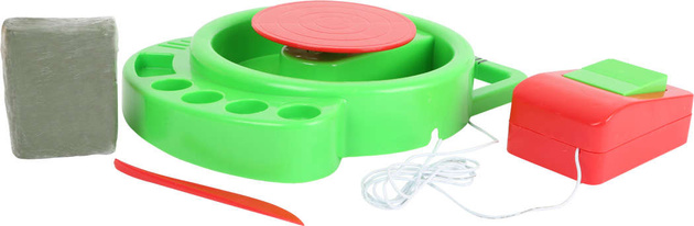 Zestaw artystyczny koło garncarskie do tworzenia wazonów