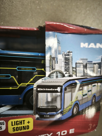 OUTLET Autobus Man Lion's City 10E światło/dźwięk WADLIWY