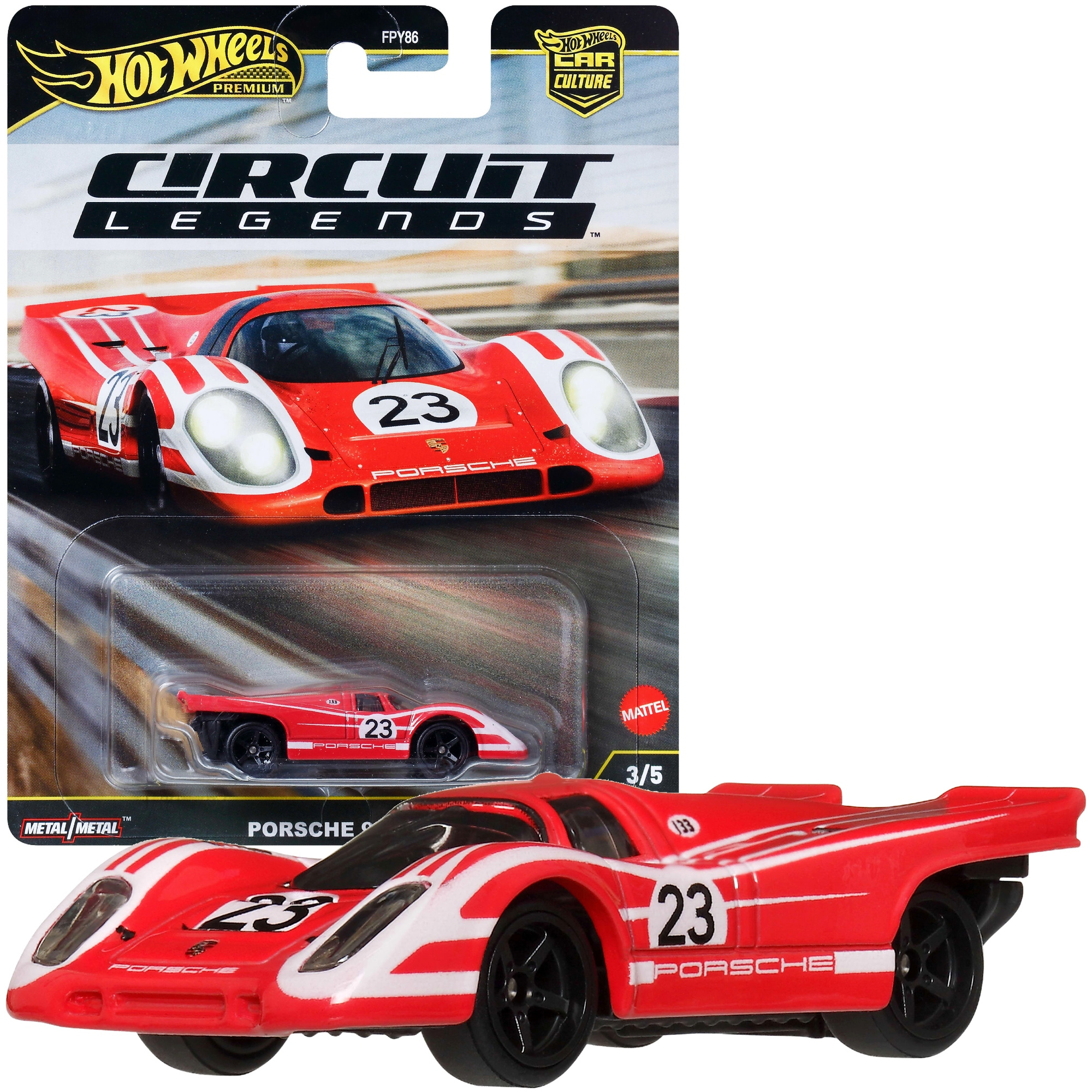 Hot Wheels Premium Circuit Legends auto Porsche 917KH 7 cm