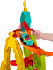 Fisher Price Miasteczko 2w1 Wielki Tor samochodowy XXL Garaż 76 cm Zjeżdżalnia Parking Wieża + 2 autka