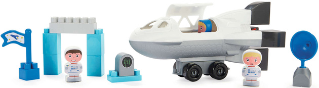 Ecoiffier Abrick Klocki Baza kosmiczna 23 elementy rakieta