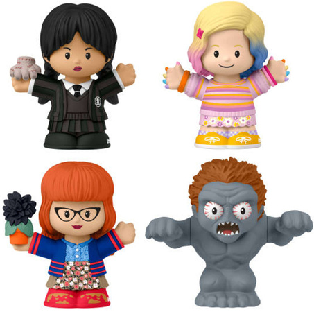 Wednesday Zestaw figurki kolekcjonerskie 6 cm Enid Sinclair Dr Valerie Kinbott potwór Hyde