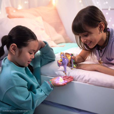 Unicorn Academy Zestaw Figurki Sophia & Wildstar dziewczyna i jednorożec ze światłem+ akcesoria