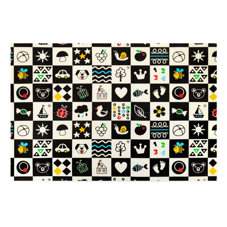 Humbi Gruba Mata Edukacyjna 2W1 z pianki XPE 120x180 alfabet wersja niemiecka