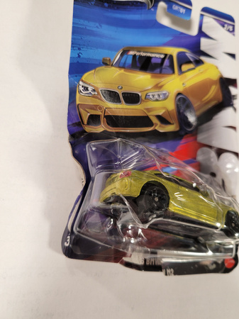 OUTLET Hot Wheels Silver auto BMW M2 2016 Pojazd Osobowy Złoty Samochód USZKODZONE OPAKOWANIE