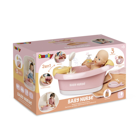 Baby Nurse Zestaw do kąpieli dla Lalek dla Małych Opiekunek wanienka ze spa i akcesoria