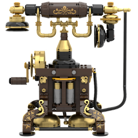 Klocki konstrukcyjne Pantasy Retro collection Telefon z ruchomymi akcesoriami 766 elementów