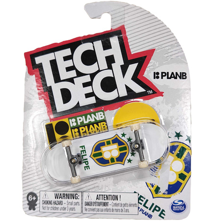 Tech Deck deskorolka fingerboard PlanB Felipe + naklejki