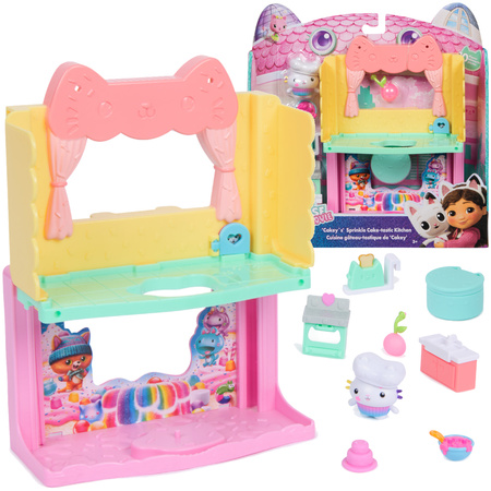 Koci Domek Gabi Film Zestaw Kuchnia z Posypką Łakotka Gabby's Dollhouse the Movie 