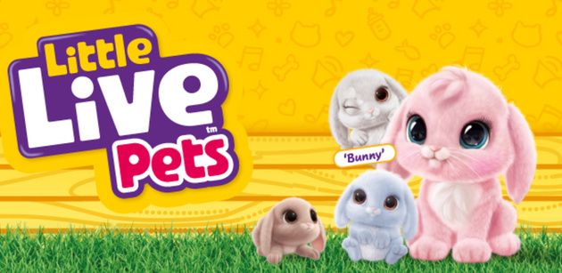 Little Live Pets zabawkowe zwierzątko królik mama + małe króliczki i akcesoria