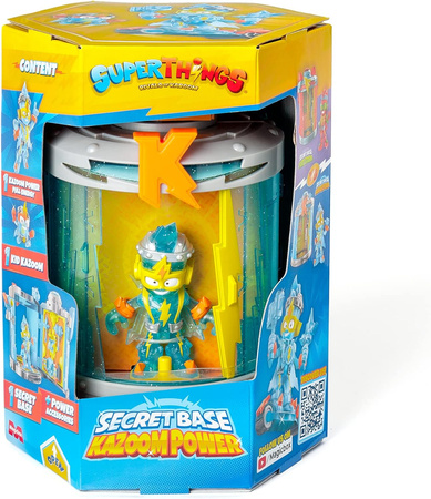 SuperZings SuperThings baza + figurki i akcesoria Secret Base Kazoom Power