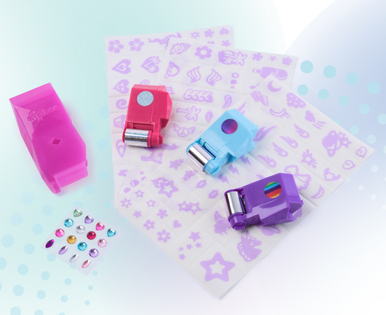 Zestaw tatuaże dla dzieci Cool Maker Shimmer Me Tattoos 135 wzorów