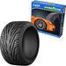 CaDA Zestaw licencjonowanych opon Goodyear 1:8 do pojazdów RC i modeli statycznych 4 elementy D013-003