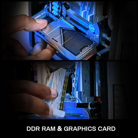 Klocki konstrukcyjne Pantasy PC Komputer do gier X iGame 1000 elementów