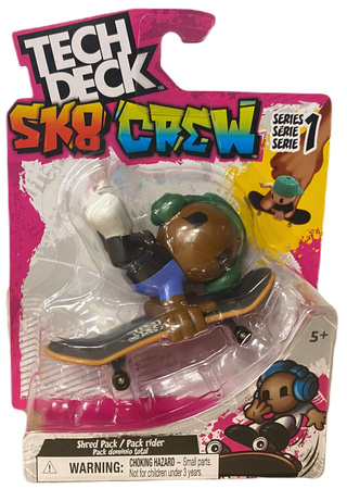Tech Deck Sk8 Crew S1 zestaw deskorolka+figurka