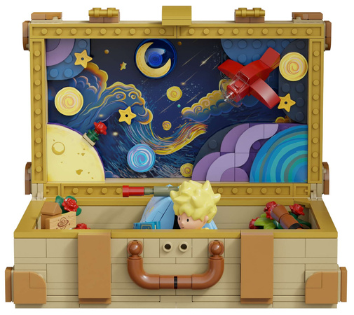 Klocki konstrukcyjne Pantasy Mały Książę Podróżna Walizka Małego Księcia 519 elementów