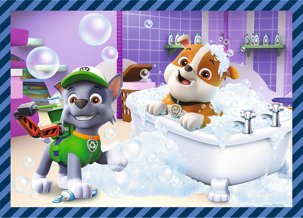 Puzzle Trefl Psi Patrol 4w1 Psie Sprawy Paw Patrol 4+