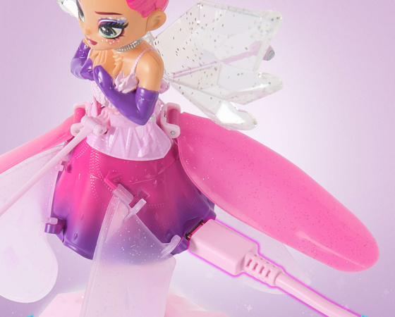 Latająca Wróżka Lalka Sterowana Crystal Flyers Unosi Się W Powietrzu Hatchimals 17 cm