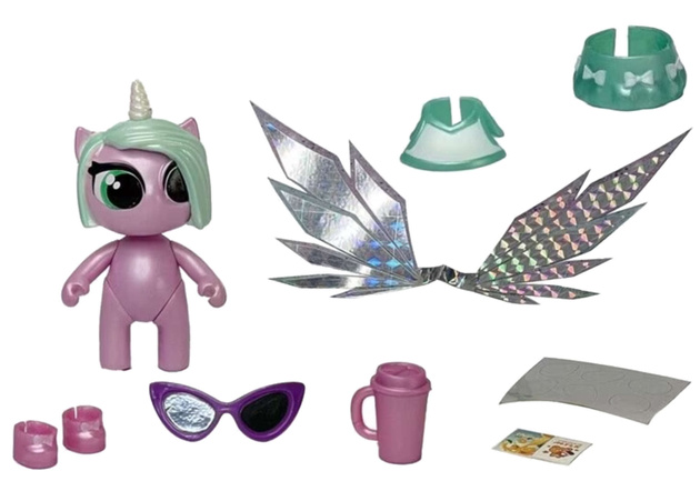 Figurka w rożku jednorożec Unicones Teenies + akcesoria