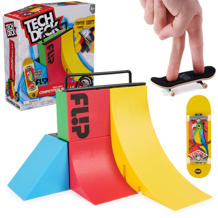 Tech Deck Fingerboard Mega Zestaw Ramp X-Connect 3 Rampy + 3 Deskorolki