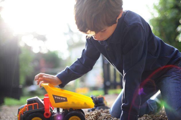 Wywrotka Volvo Construction światło i dźwięk