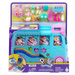 Polly Pocket Zestaw Pojazd Podróżniczy z 2 Lalkami i Akcesoriami Pet Mobile Adventure 21 elementów