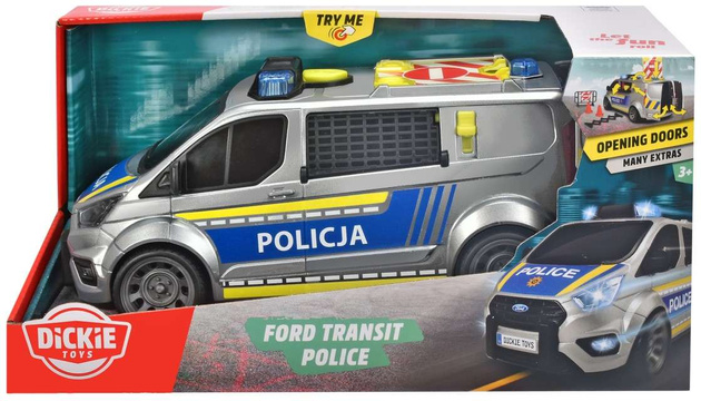 Pojazd policyjny Ford transit radiowóz światło/dźwięk