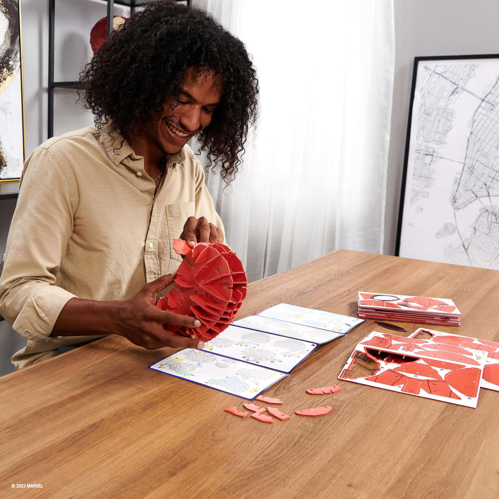 Puzzle 4D Build Spiderman model figurka 3D do złożenia