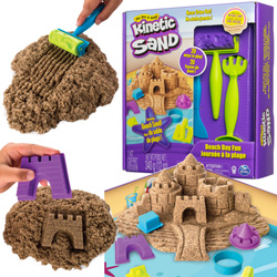 Kinetic Sand Zestaw Plażowy Dzień Na Plaży Zamek Akcesoria