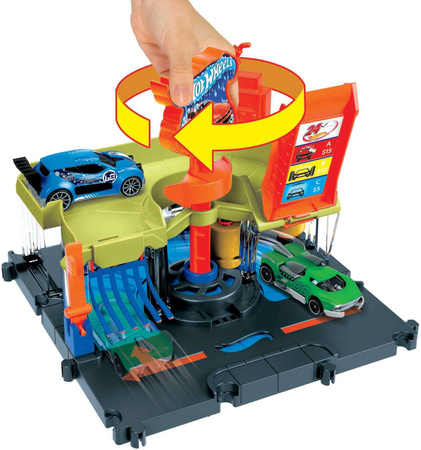 Hot Wheels City zestaw Rajdowa Myjnia + pojazd