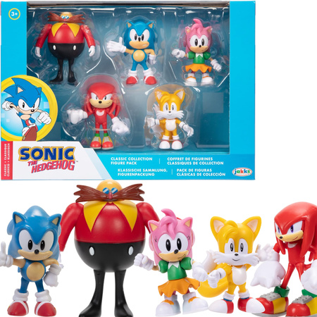 Jakks Zestaw figurek 5 postaci Sonic The Hedgehog
